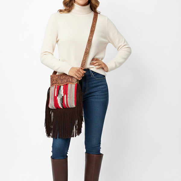 LC-ADBGZ629 Crossbody Genuine Western Leather Women Bag