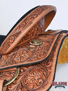 BER252-Western Leather Breast Collar