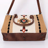 ADBG632 American Darling Hand Woven Saddle Blanket Western Leather Tote Bag
