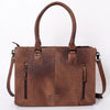 ADBG632 American Darling Hand Woven Saddle Blanket Western Leather Tote Bag