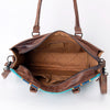 ADBG632 American Darling Hand Woven Saddle Blanket Western Leather Tote Bag