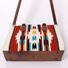 ADBG632 American Darling Hand Woven Saddle Blanket Western Leather Tote Bag
