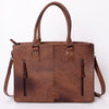ADBG632 American Darling Hand Woven Saddle Blanket Western Leather Tote Bag