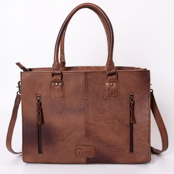 ADBG632 American Darling Hand Woven Saddle Blanket Western Leather Tote Bag