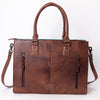 ADBG632 American Darling Hand Woven Saddle Blanket Western Leather Tote Bag