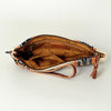 ADBG344 American Darling Western Leather Wristlet Bag with Hand Woven Saddle Blanket