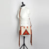 ADBG236 American Darling Cross body Bag with Woven Saddle Blanket & Fringes