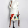 ADBG236 American Darling Cross body Bag with Woven Saddle Blanket & Fringes
