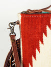 ADBG236 American Darling Cross body Bag with Woven Saddle Blanket & Fringes