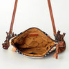 ADBG236 American Darling Cross body Bag with Woven Saddle Blanket & Fringes