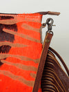 ADBG109 American Darling Hair-On Cowhide Western Crossbody Bag with Leather Fringe Detail