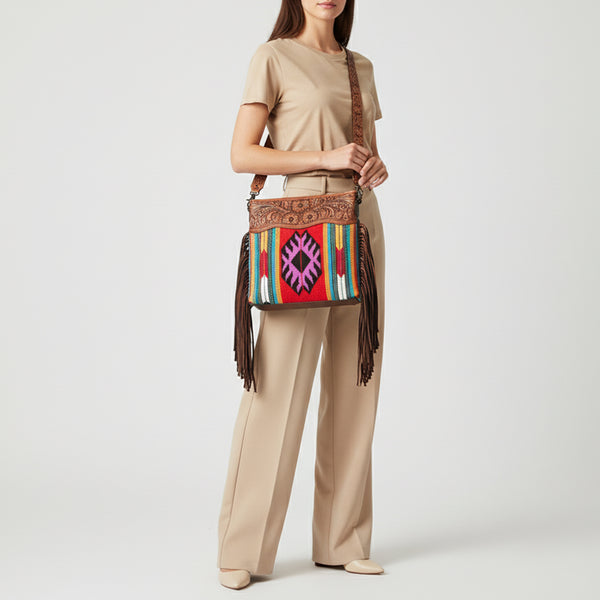 LC-ADBGZ581A Crossbody Genuine Western Leather Women Bag