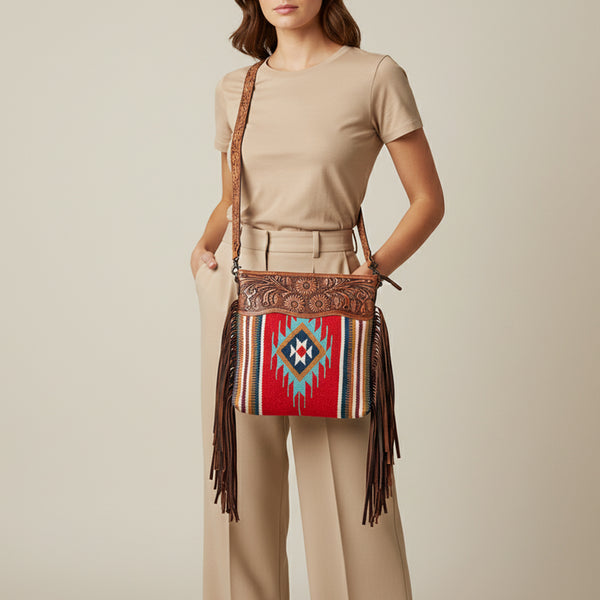 LC-ADBGZ582A Crossbody Genuine Western Leather Women Bag