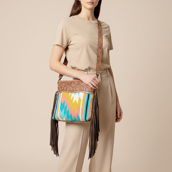 LC-ADBGZ559ACrossbody Genuine Western Leather Women Bag