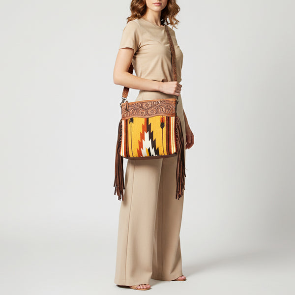 LC-ADBGZ567D Crossbody Genuine Western Leather Women Bag