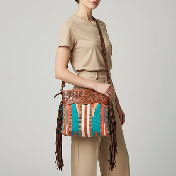 LC-ADBGZ574A Crossbody Genuine Western Leather Women Bag
