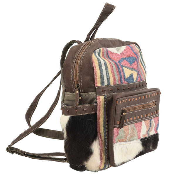 LC-KB105Backpack Upcycled Canvas Ladies Bag