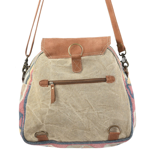 LC-KB113 Backpack Upcycled Canvas Ladies Bag