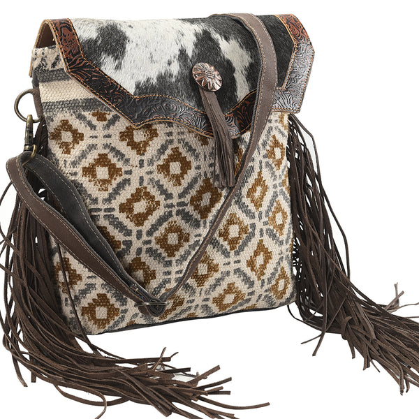 LC-KB117Crossbody Upcycled Canvas Ladies Bag