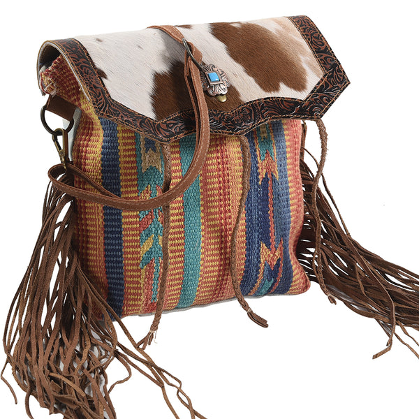 LC-KB119Crossbody Upcycled Canvas Ladies Bag