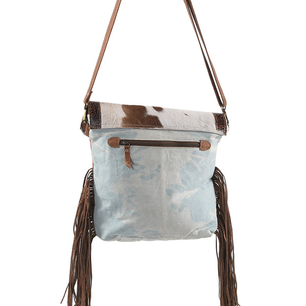 LC-KB119Crossbody Upcycled Canvas Ladies Bag