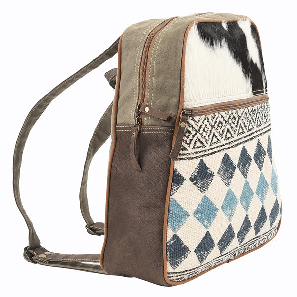 LC-KB123 Backpack Upcycled Canvas Ladies Bag