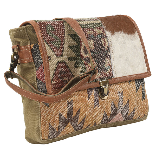 LC-KB125Crossbody Upcycled Canvas Ladies Bag