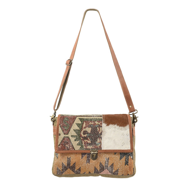 LC-KB125Crossbody Upcycled Canvas Ladies Bag