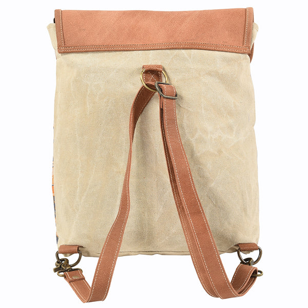 LC-KB132Backpack Upcycled Canvas Ladies Bag