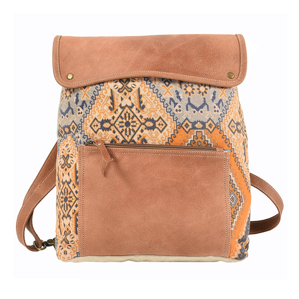 LC-KB132Backpack Upcycled Canvas Ladies Bag