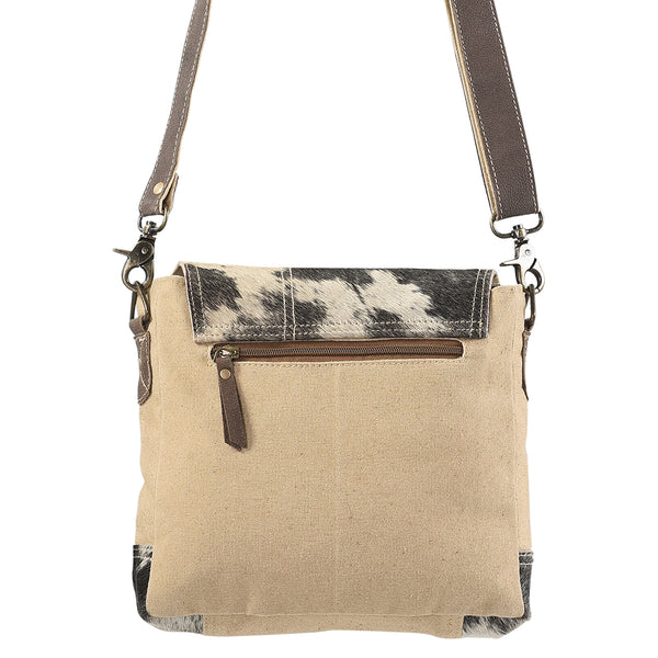 KB149 Large Crossbody Upcycled Canvas Ladies Bag