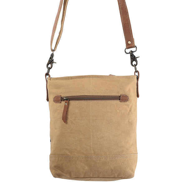 KB150 Large Crossbody Upcycled Canvas Ladies Bag