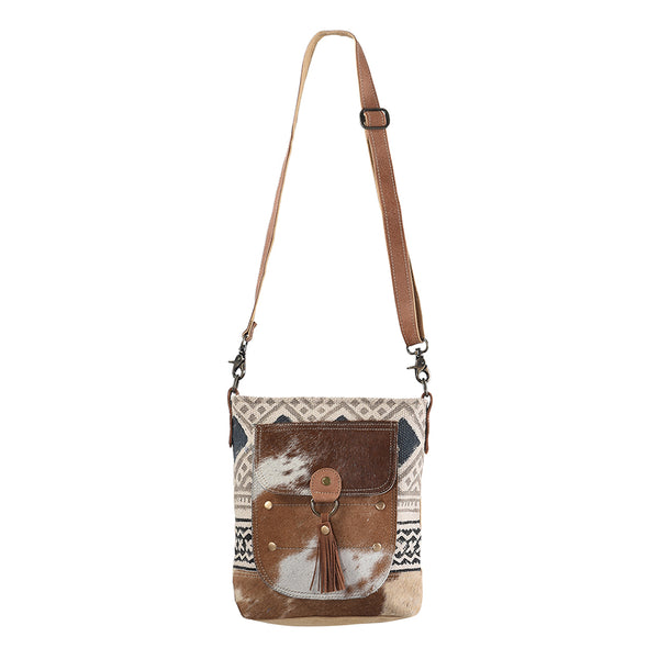 KB150 Large Crossbody Upcycled Canvas Ladies Bag