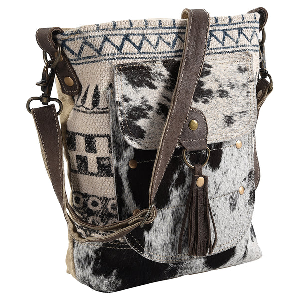 LC-KB152 Messenger Upcycled Canvas Ladies Bag