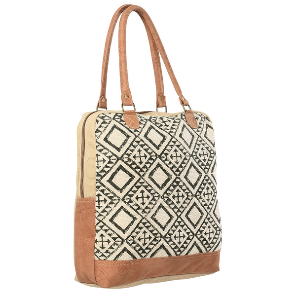 KB155 Tote Upcycled Canvas Ladies Bag