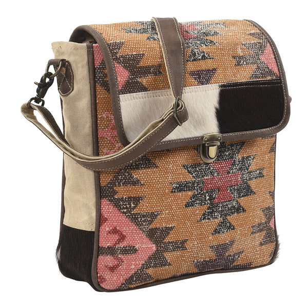 LC-KB172Messenger Upcycled Canvas Ladies Bag