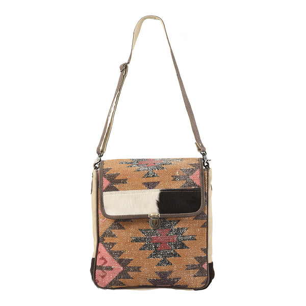 LC-KB172Messenger Upcycled Canvas Ladies Bag