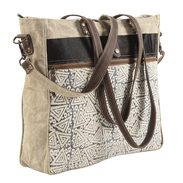 LC-KB183 Tote Upcycled Canvas Ladies Bag