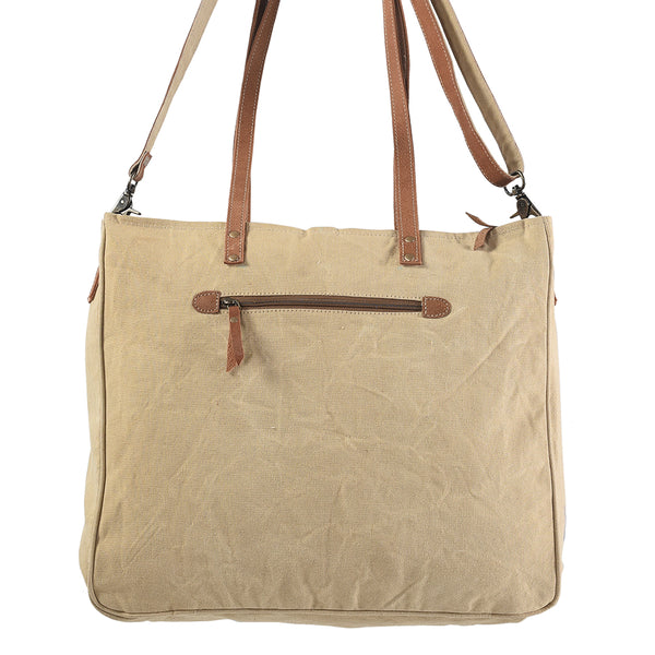 LC-KB184 Tote Upcycled Canvas Ladies Bag