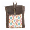 LC-KB190 Backpack Upcycled Canvas Ladies Bag
