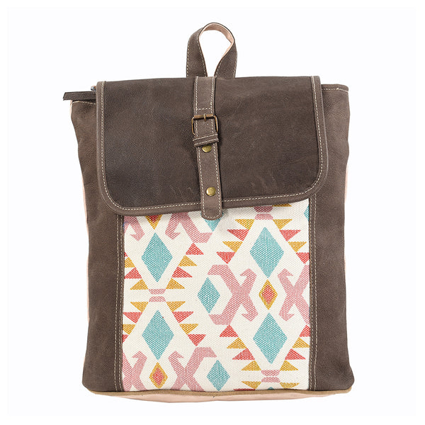 LC-KB190 Backpack Upcycled Canvas Ladies Bag