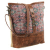 KB198 Large Crossbody Upcycled Canvas Ladies Bag