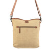 KB198 Large Crossbody Upcycled Canvas Ladies Bag