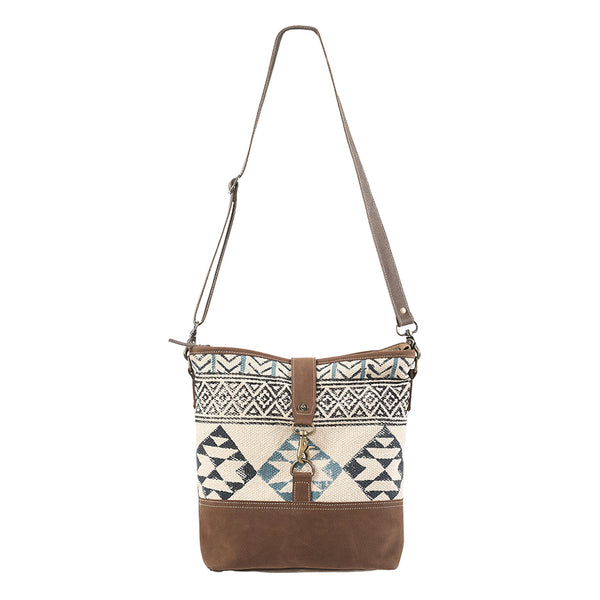 KB200 Large Crossbody Upcycled Canvas Ladies Bag