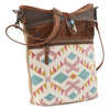 LC-KB210 Large Crossbody Upcycled Canvas Ladies Bag