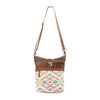 LC-KB210 Large Crossbody Upcycled Canvas Ladies Bag
