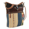 KB211 Large Crossbody Upcycled Canvas Ladies Bag