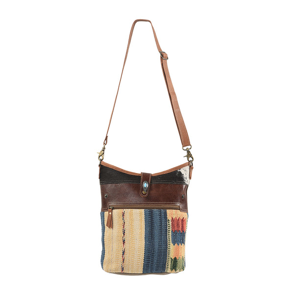 KB211 Large Crossbody Upcycled Canvas Ladies Bag