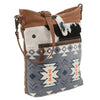 LC-KB212Large Crossbody Upcycled Canvas Ladies Bag