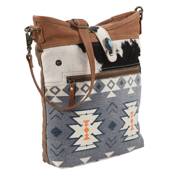 LC-KB212Large Crossbody Upcycled Canvas Ladies Bag